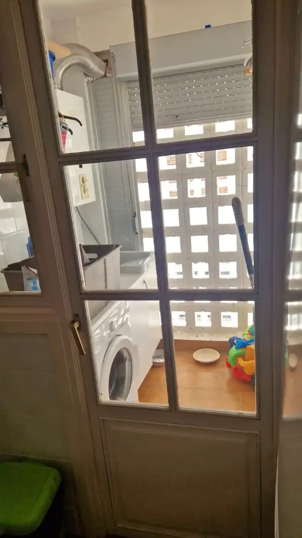Terraza de Apartamento de alquiler en Sanlúcar de Barrameda con Amueblado, Lavadora y Microondas