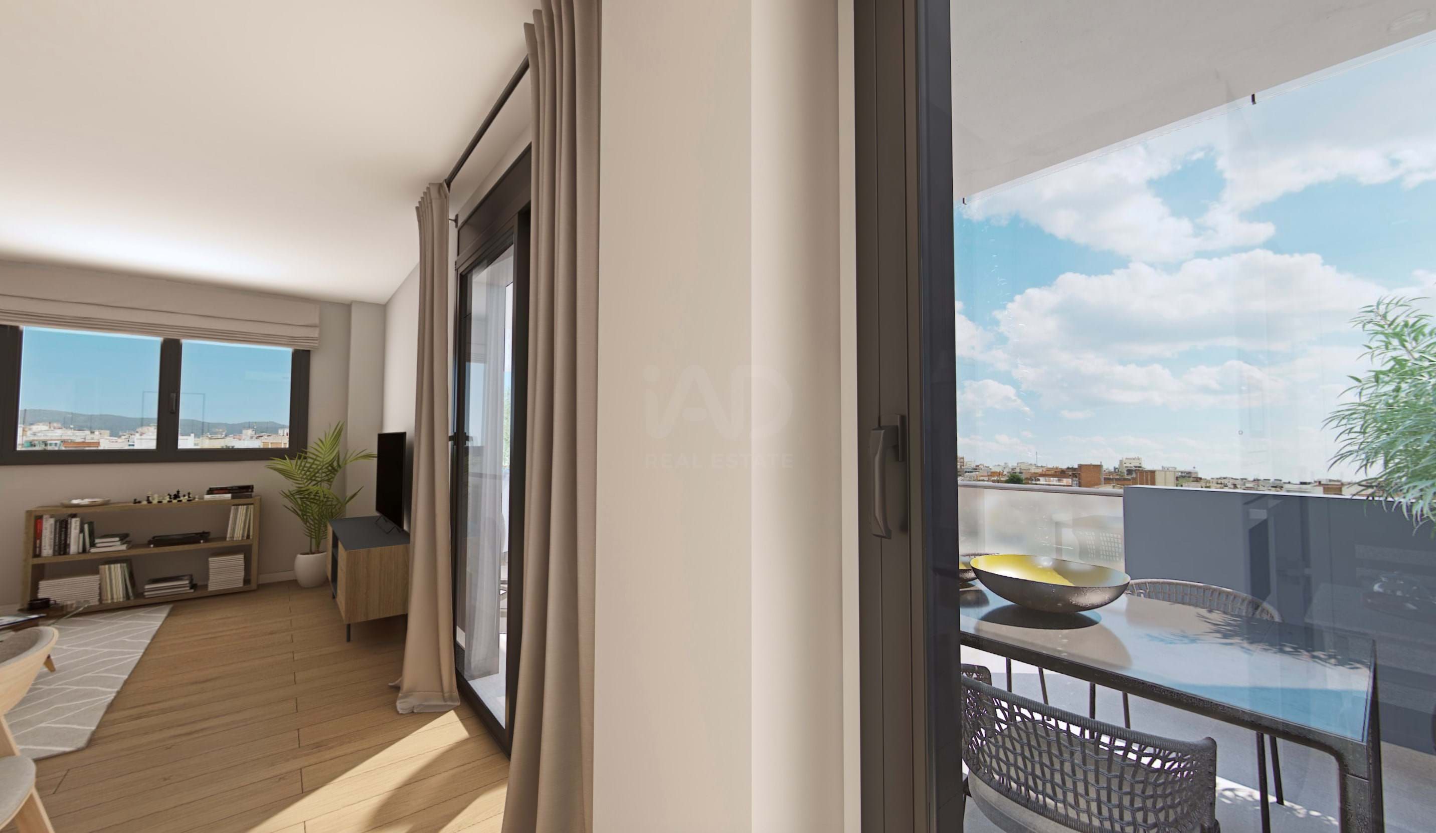 Bedroom of Flat for sale in Badalona  with Air Conditioner, Heating and Terrace