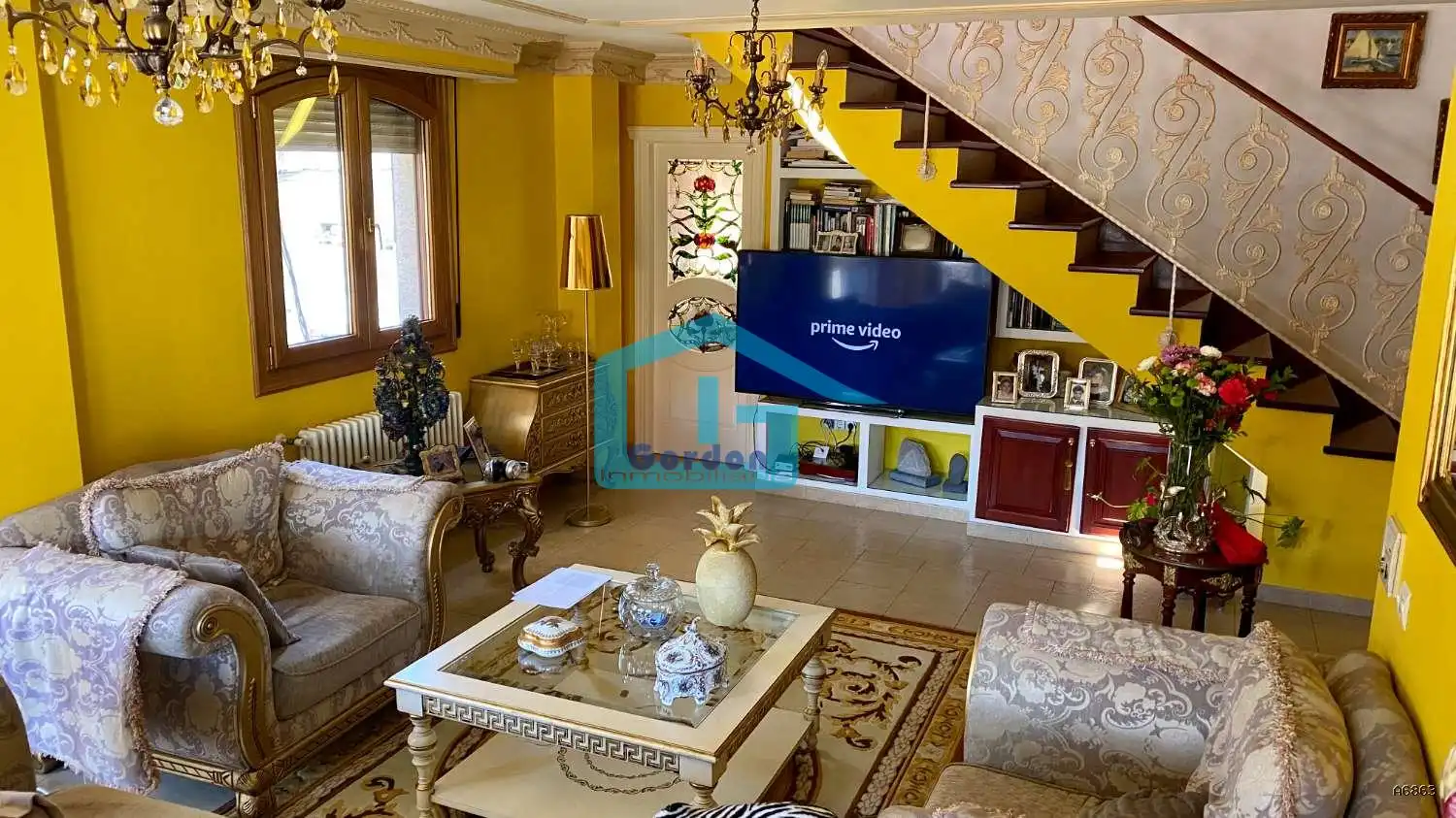 Sala de estar de Casa o chalet en venta en Vilagarcía de Arousa con Trastero y Amueblado
