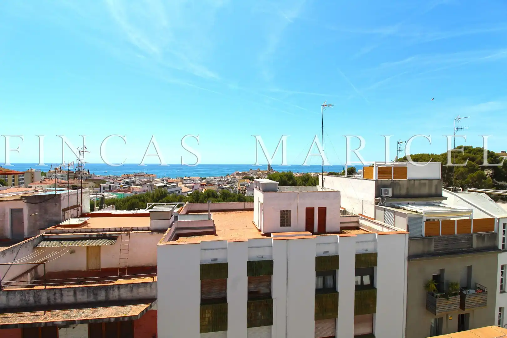 Exterior view of Attic for sale in Sitges  with Heating and Terrace