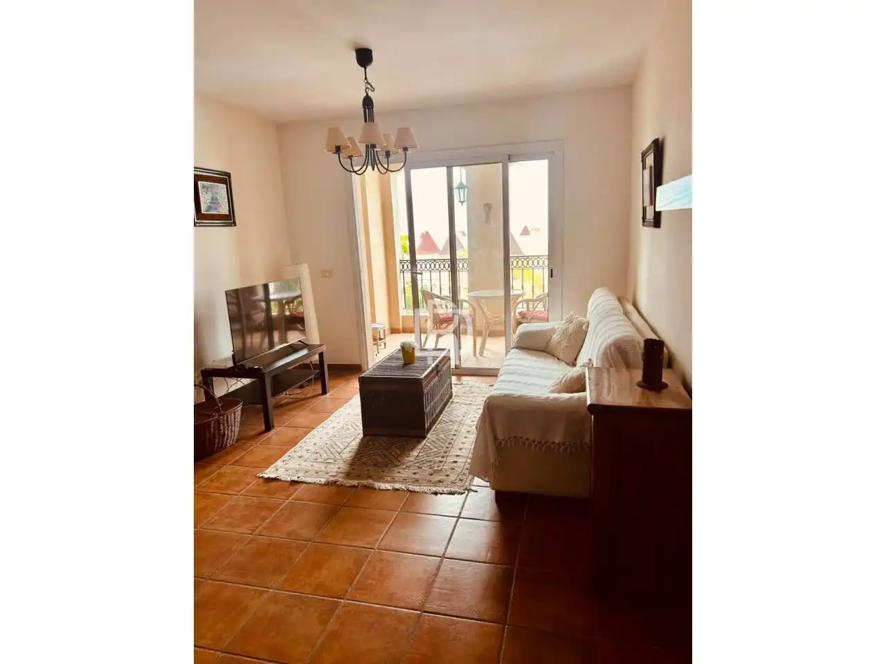Living room of Flat for rent in Santa Úrsula  with Terrace, Furnished and Balcony