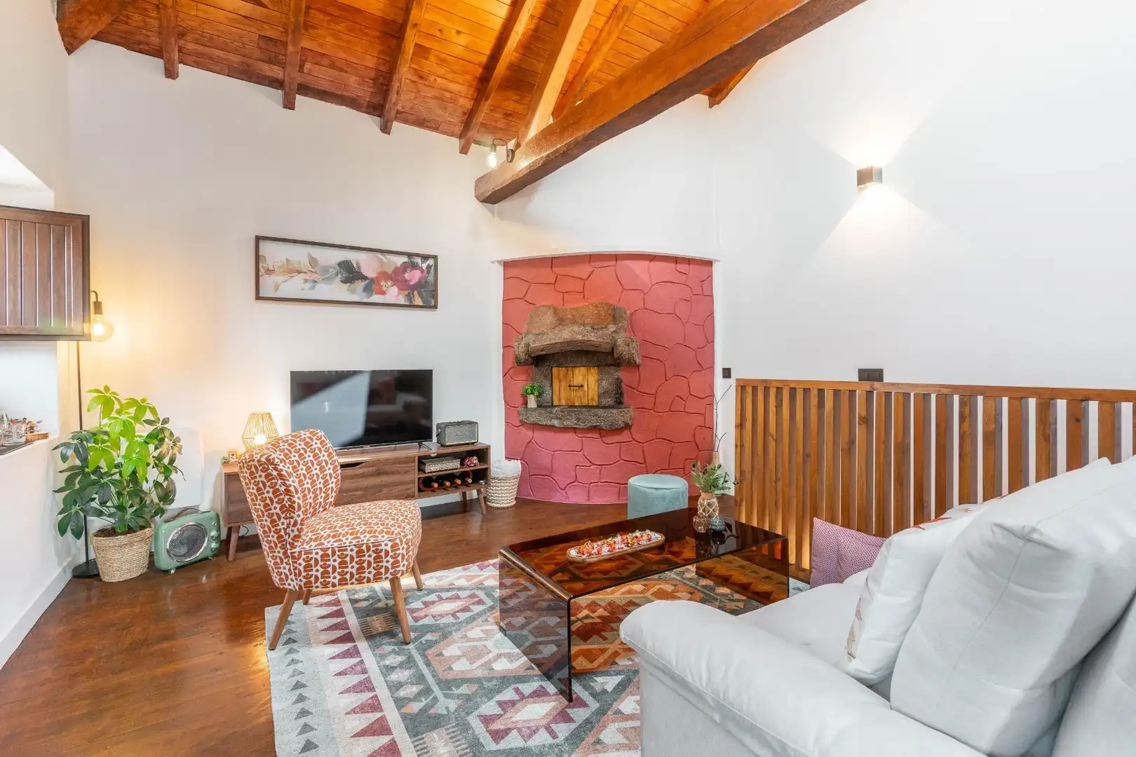 Sala de estar de Casa o chalet en venta en Somiedo con Aire acondicionado, Calefacción y Terraza