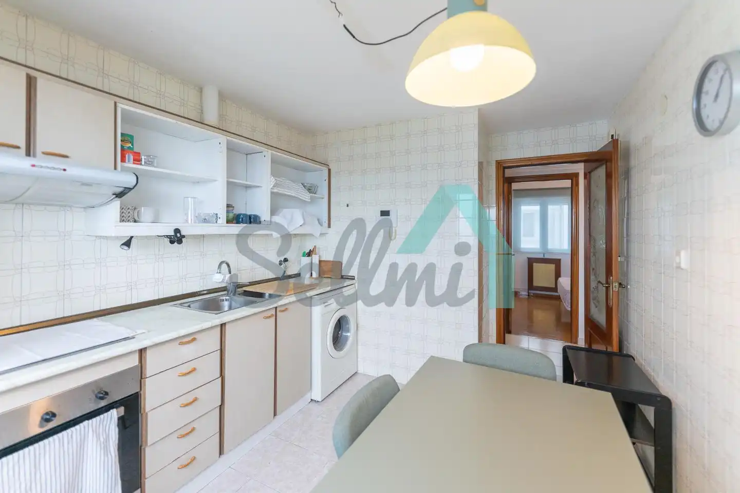 Küche von Wohnung zur Miete in Oviedo  mit Heizung, Parkett und Terrasse