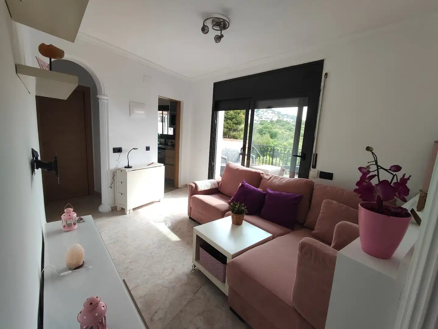 Living room of Attic for sale in Lloret de Mar  with Terrace and Oven
