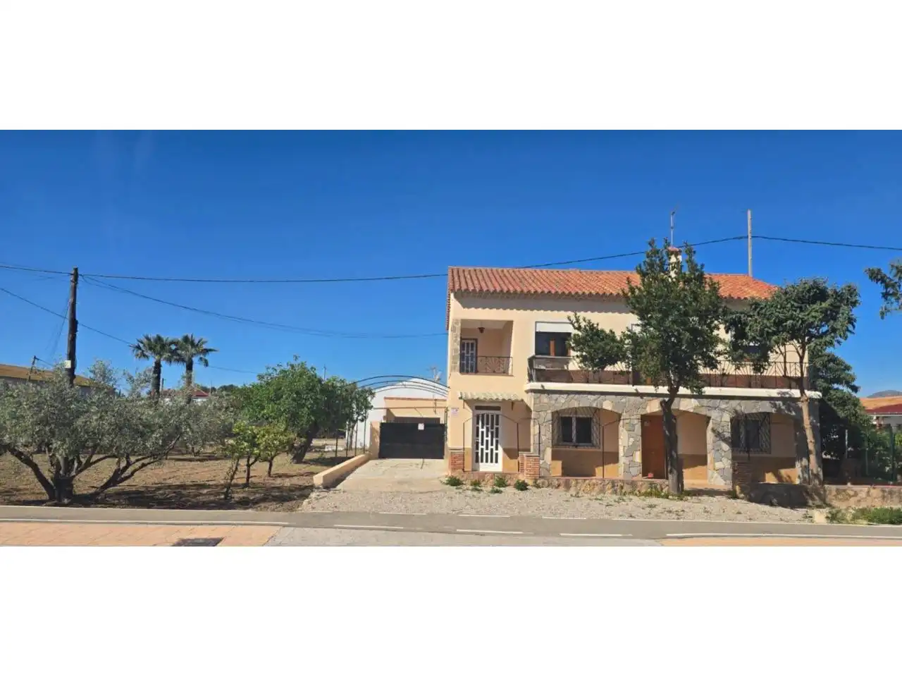 Vista exterior de Casa o chalet en venta en Lorca con Jardín privado