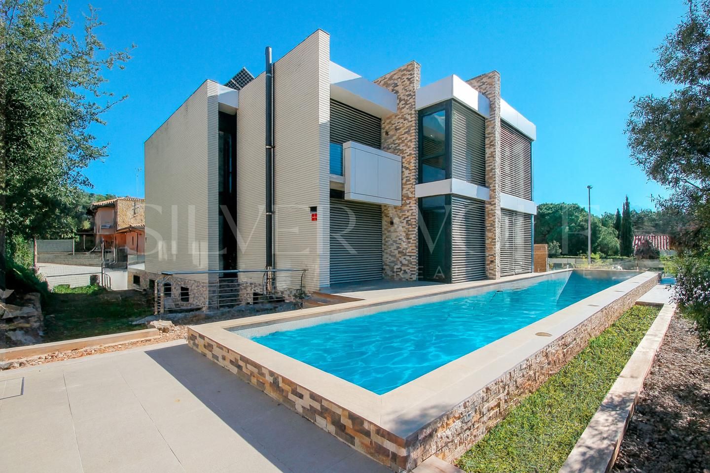 Exterior view of House or chalet for sale in Begues  with Air Conditioner, Heating and Private garden