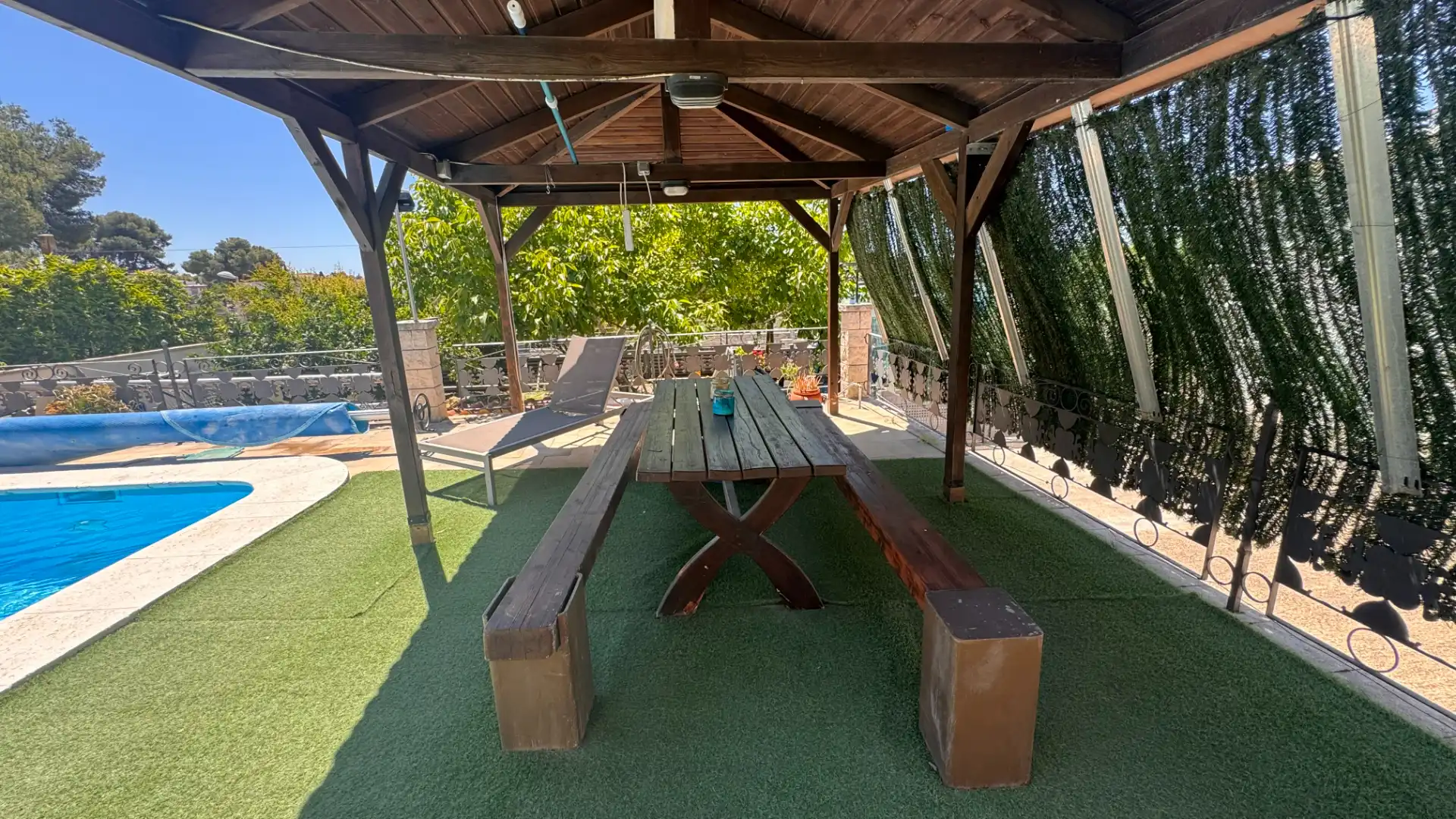 Terrace of Houses for sale in El Catllar   with Air Conditioner, Private garden and Swimming Pool