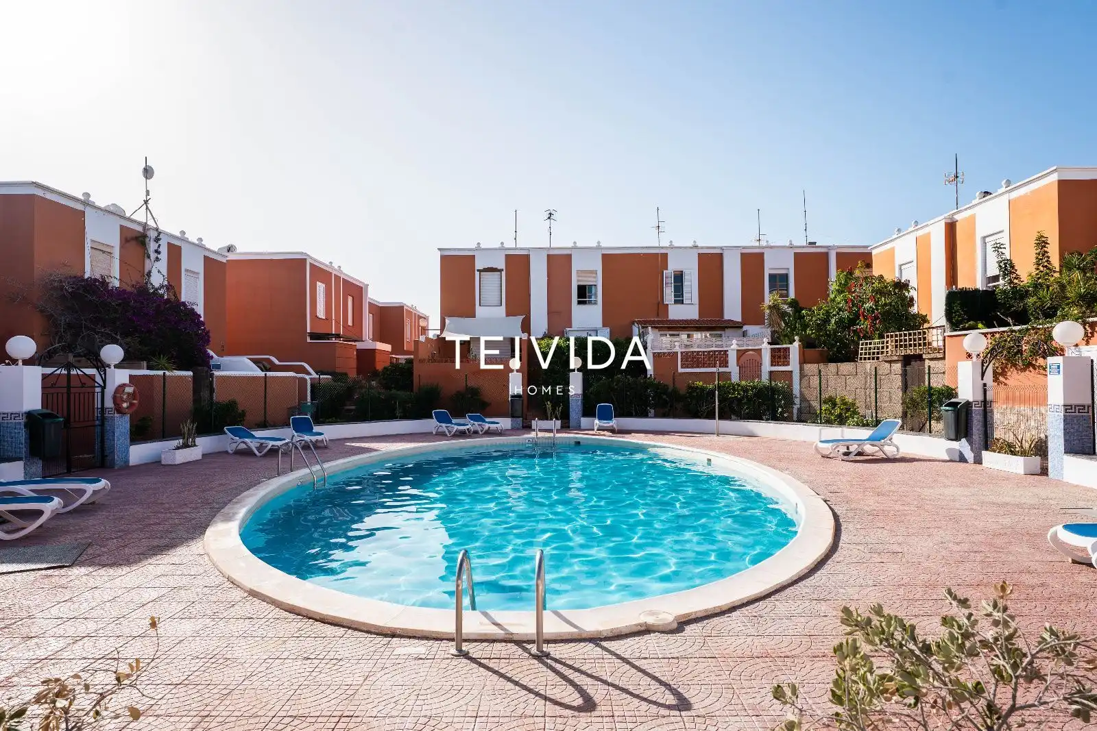 Piscina de Piso de alquiler en Granadilla de Abona con Terraza, Piscina y Amueblado