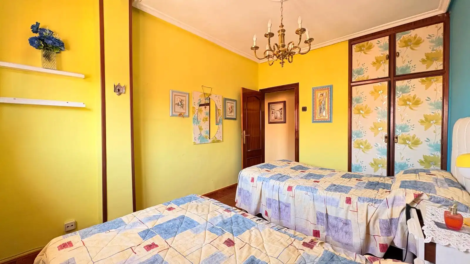 Bedroom of Flat for sale in Barakaldo   with Heating, Parquet flooring and Furnished