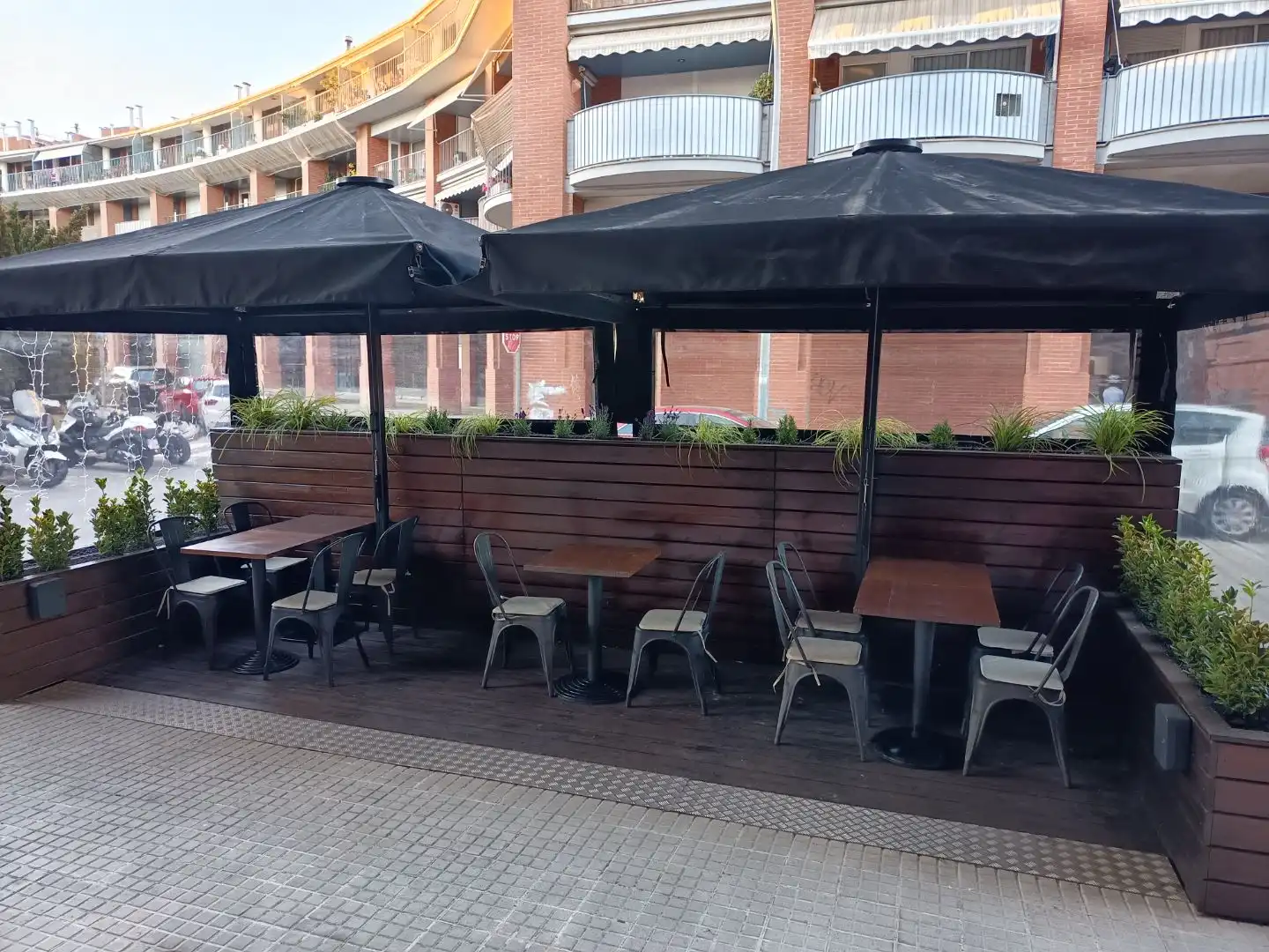 Terrace of Commercial properties for sale in Vilassar de Mar  with Air Conditioner, Heating and Parquet flooring