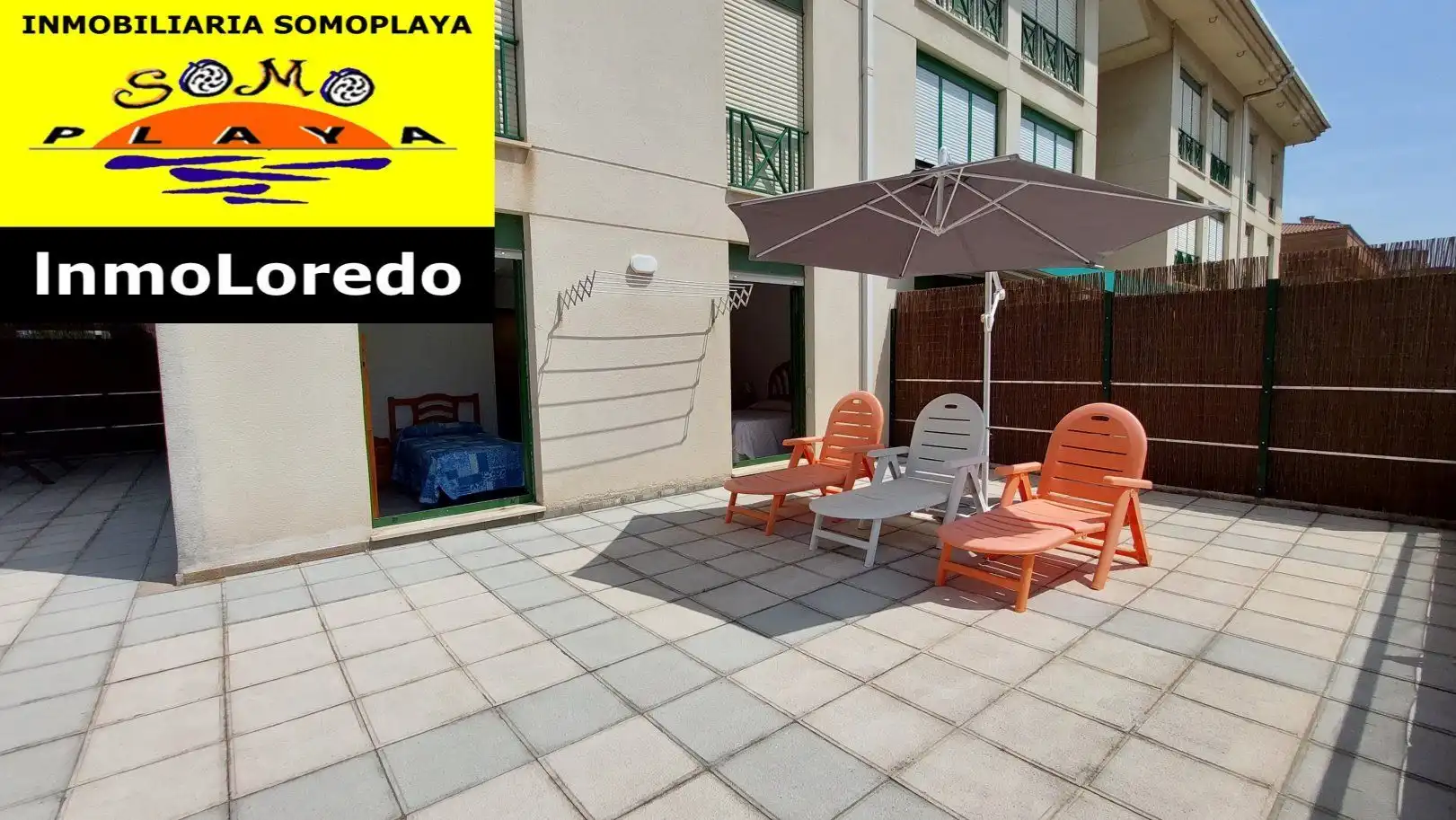 Terrasse von Wohnung zur Miete in Ribamontán al Mar mit Terrasse, Möbliert und Gemeinschaftspool