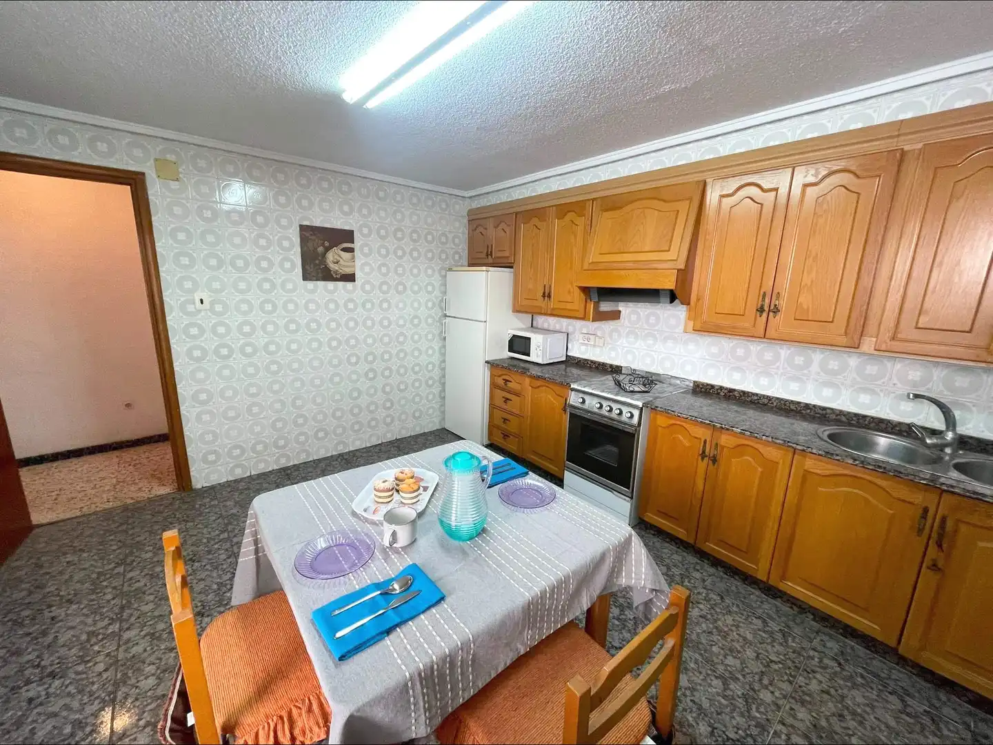 Cocina de Piso en venta en Elche / Elx con Amueblado y Balcón