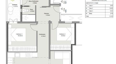 Foto 4 de Àtic en venda a Carrer de Laureà Miró, 64, Centre - Can Nadal, Barcelona