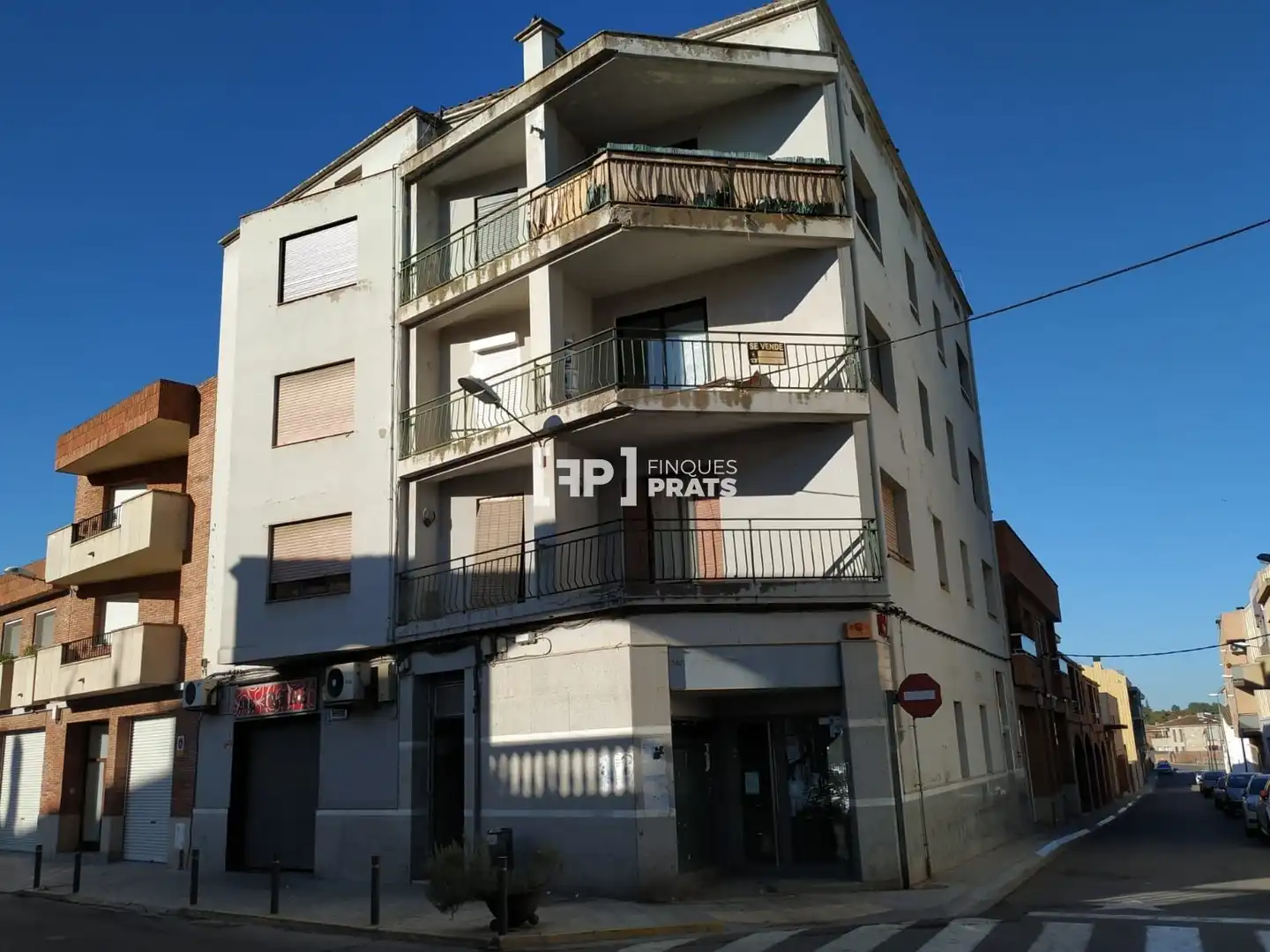 Exterior view of Flat for sale in Bellpuig  with Heating, Terrace and Storage room
