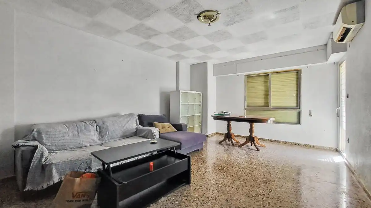 Sala de estar de Piso en venta en Dénia con Aire acondicionado, Calefacción y Terraza