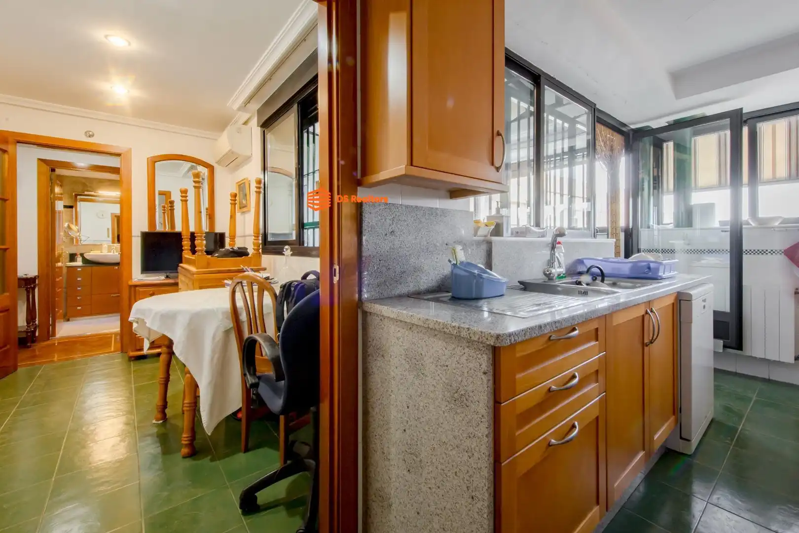 Küche von Dachboden zum Verkauf in Madrid mit Heizung, Möbliert und Gemeinschaftspool
