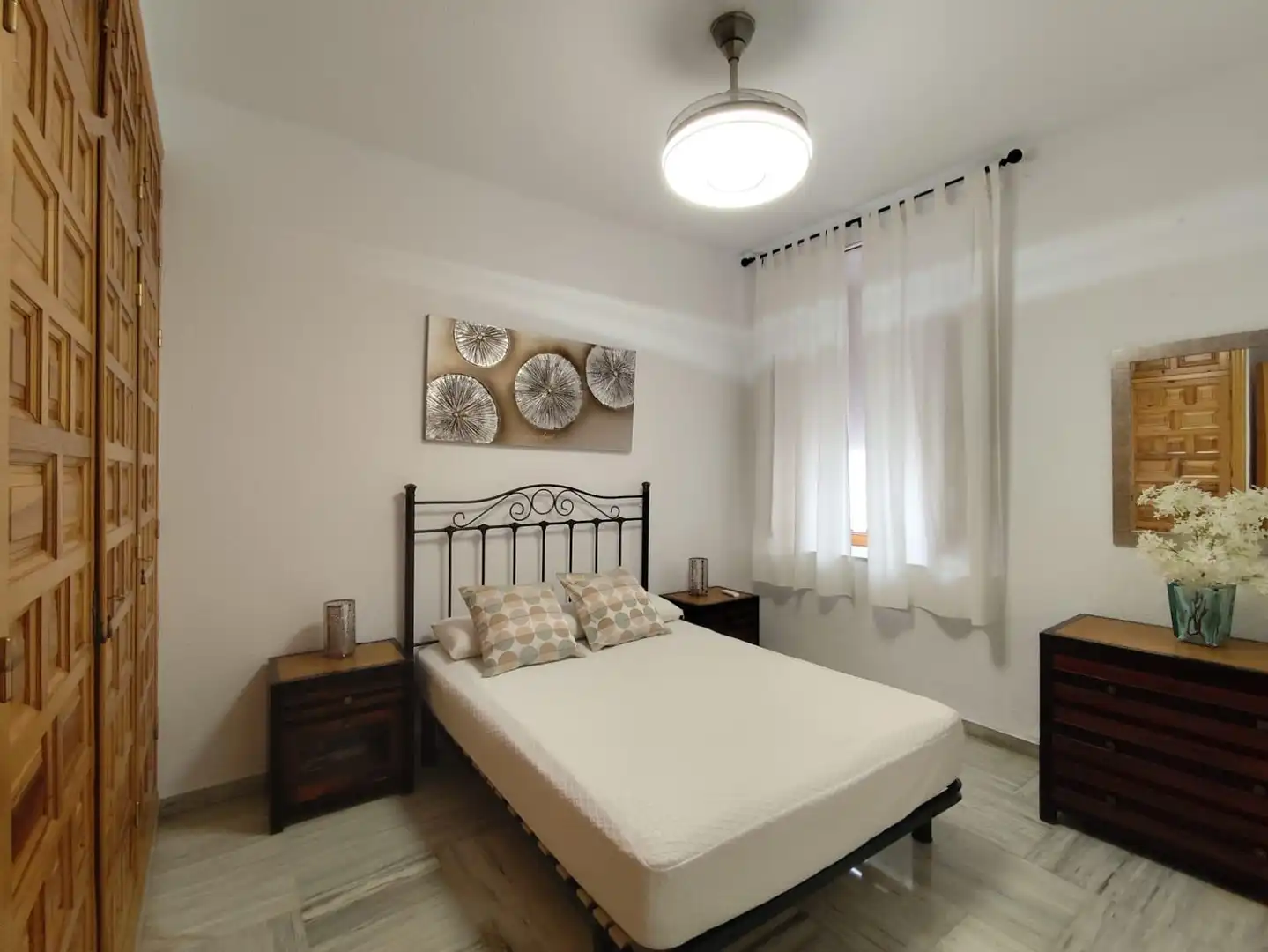 Bedroom of Flat for rent in Córdoba  with Air Conditioner, Heating and Furnished