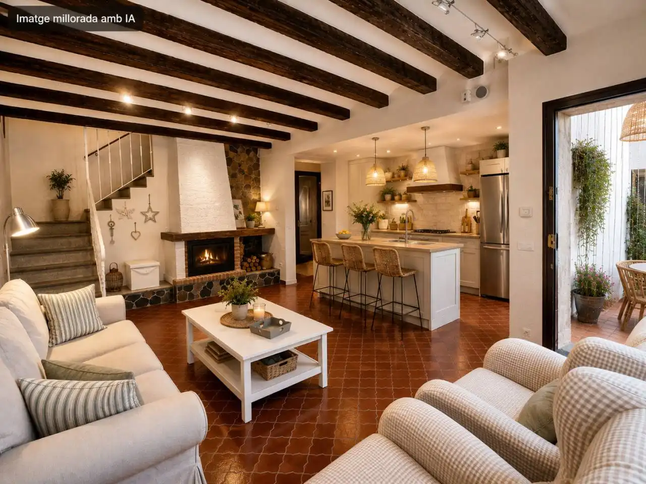 Terraced house with garden for sale in Calle Ventolà 21, imagen 2
