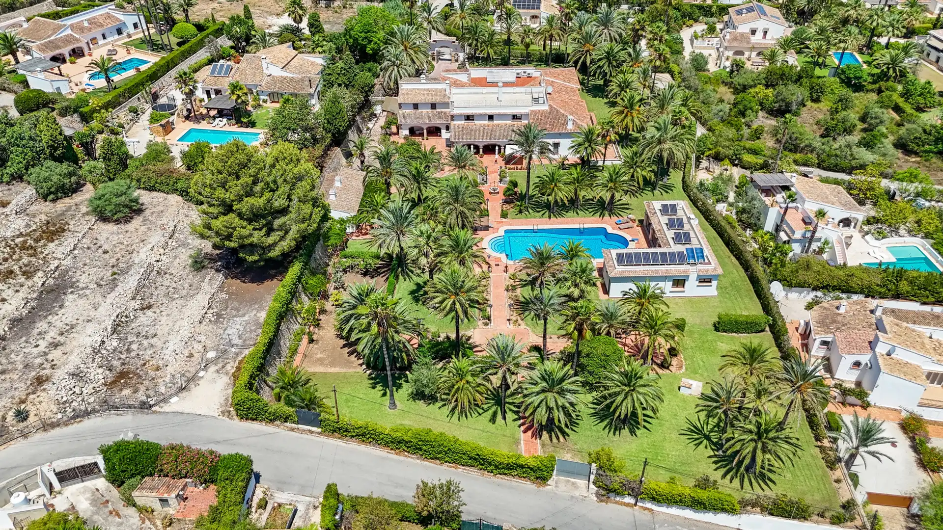 Garden of Houses for sale in Jávea / Xàbia  with Air Conditioner