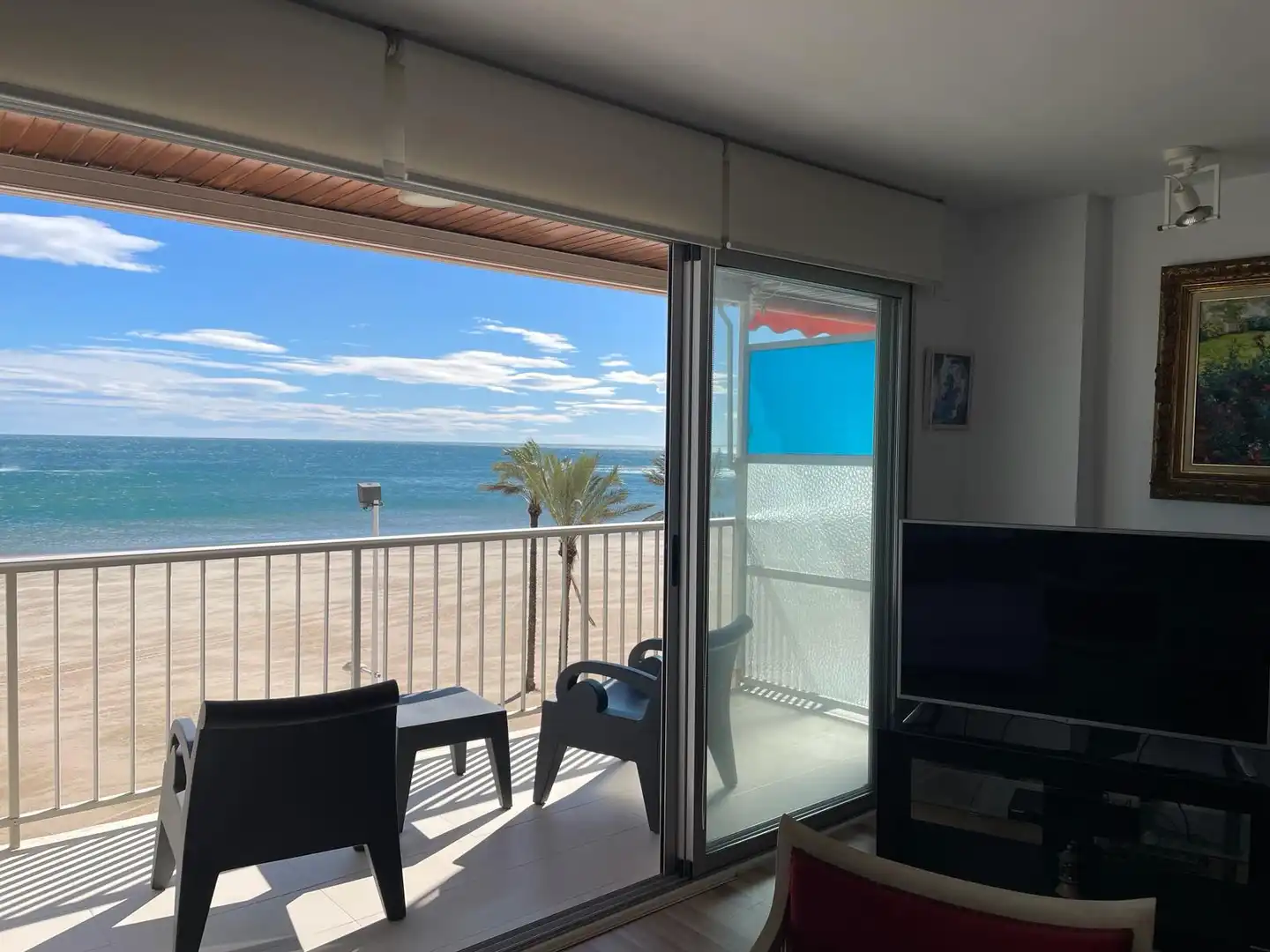 Habitación de Apartamento de alquiler en Cullera con Parquet, Terraza y Amueblado