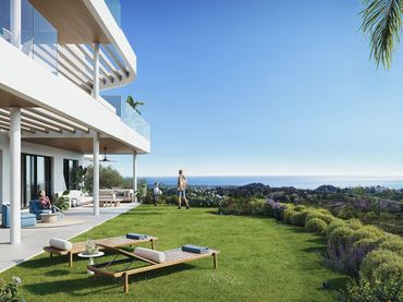Apartament amb balcó en venda a Mijas pueblo