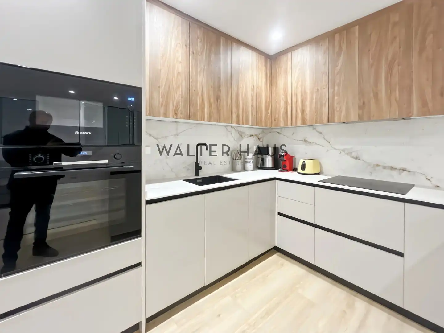 Cocina de Piso de alquiler en Barcelona con Aire acondicionado y Amueblado