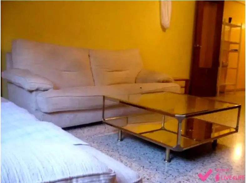 Wohnzimmer von Wohnung zur Miete in Valencia mit Klimaanlage, Heizung und Möbliert