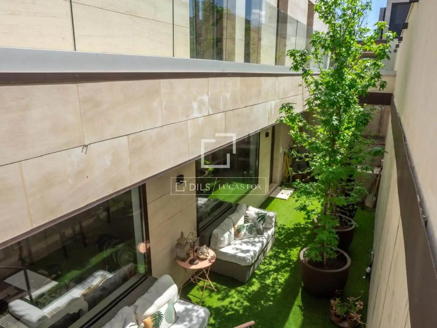 Terrasse von Country house zur Miete in Majadahonda mit Klimaanlage, Heizung und Privatgarten