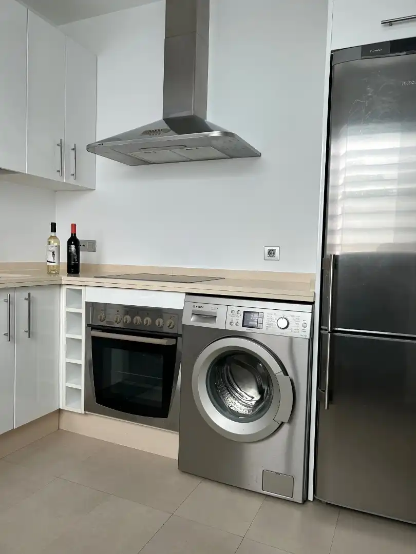 Cocina de Dúplex de alquiler en Sevilla con Aire acondicionado, Calefacción y Parquet