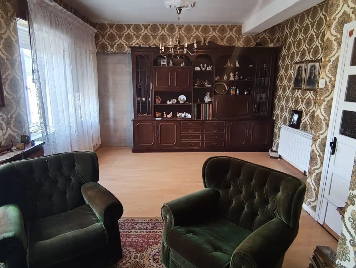 Sala de estar de Casa adosada en venta en Lugo con Terraza