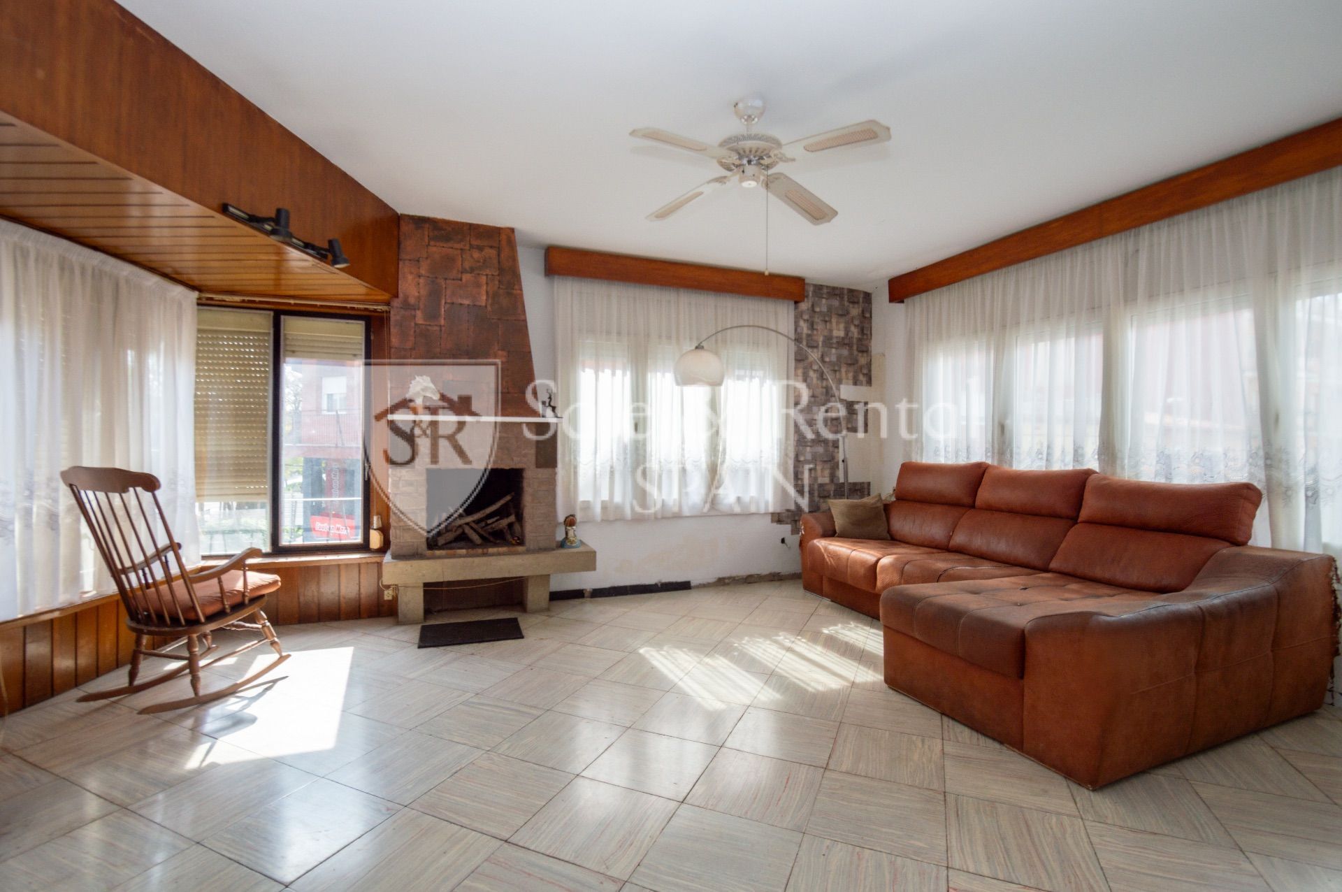 Living room of Single-family semi-detached for sale in Malgrat de Mar  with Air Conditioner, Heating and Terrace