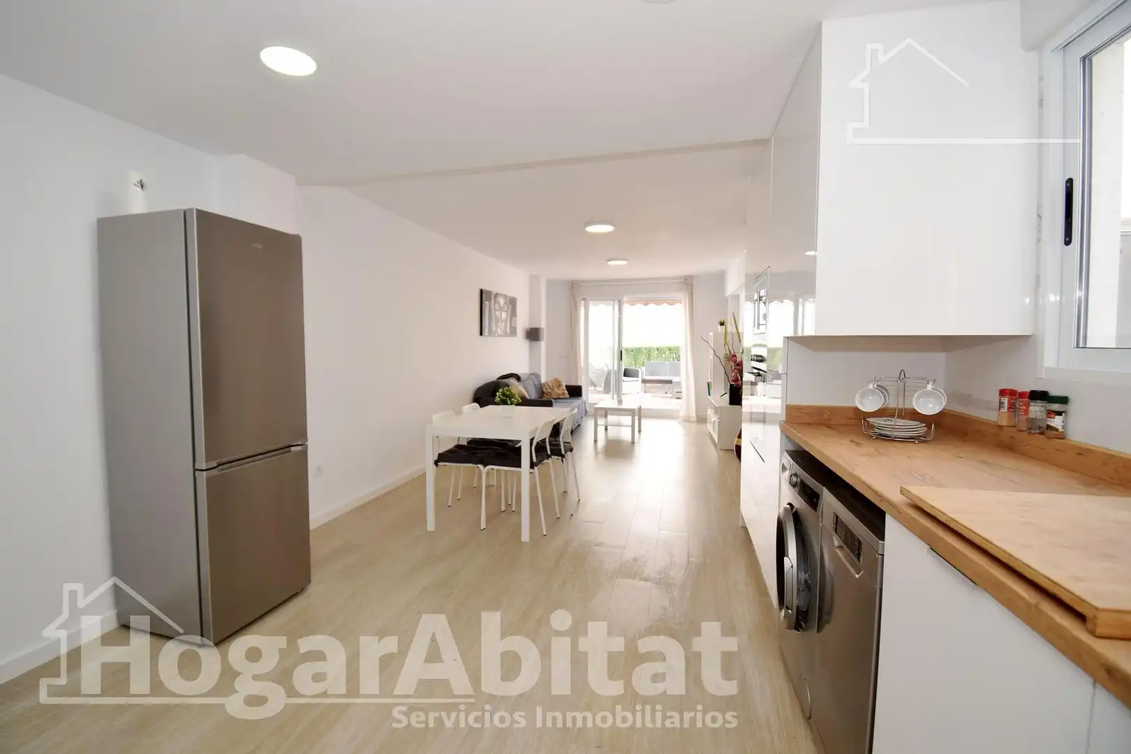 Küche von Dachboden zum Verkauf in Burriana / Borriana mit Klimaanlage, Heizung und Terrasse