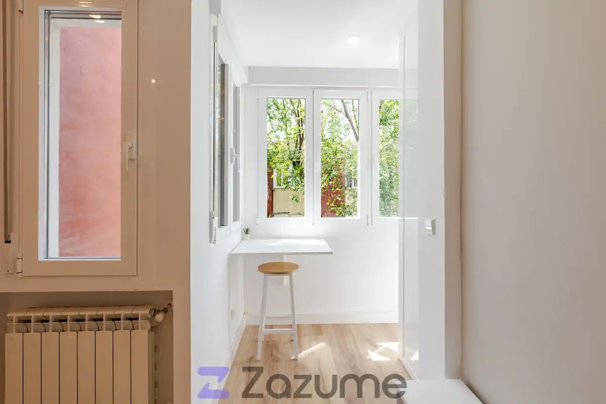 Terraza de Piso de alquiler en  Madrid Capital con Aire acondicionado, Calefacción y Parquet