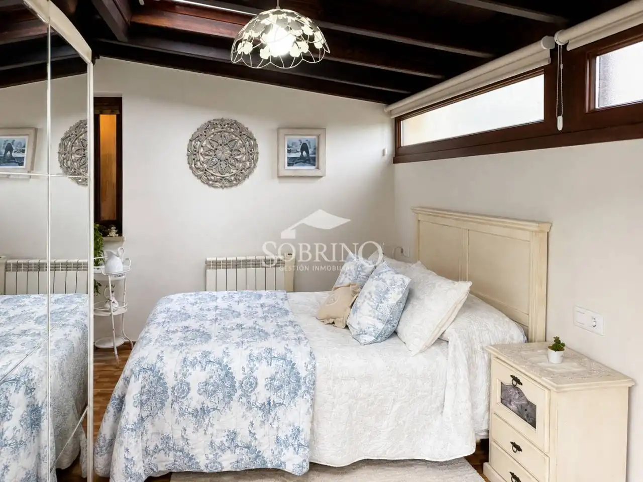 Schlafzimmer von Wohnung zum Verkauf in Llanes mit Parkett und Terrasse