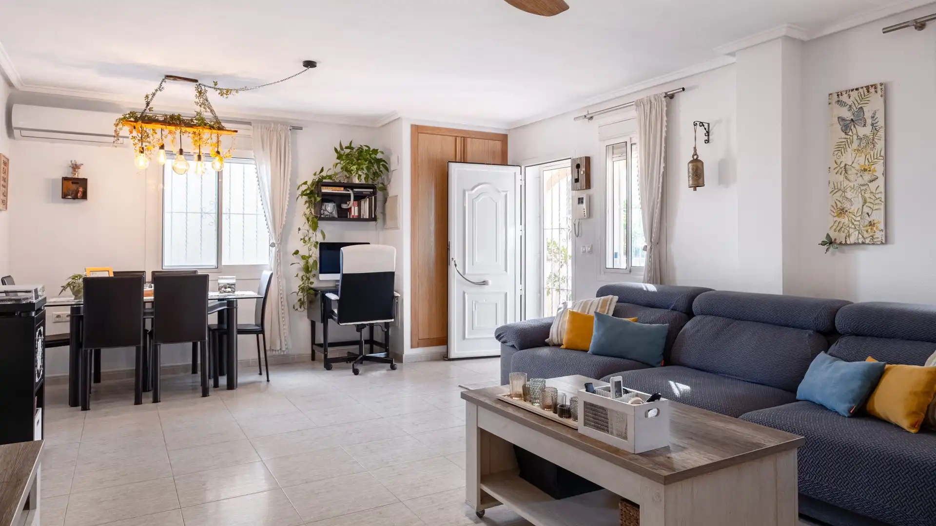 Sala de estar de Casa o chalet en venta en Santa Pola con Jardín privado, Terraza y Trastero
