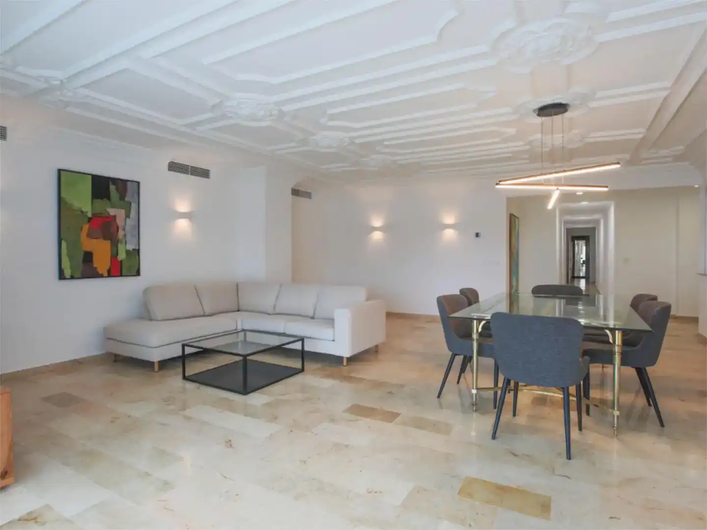 Living room of Flat for rent in Marbella Centro