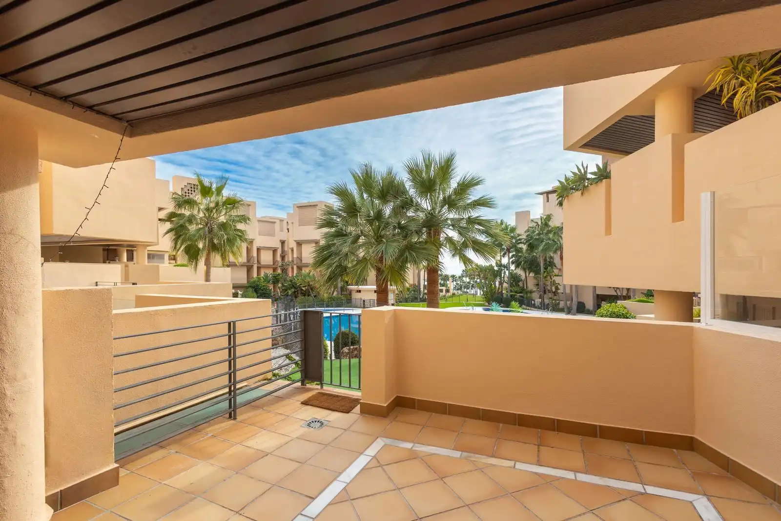 Terraza de Apartamento en venta en Estepona con Aire acondicionado, Terraza y Amueblado