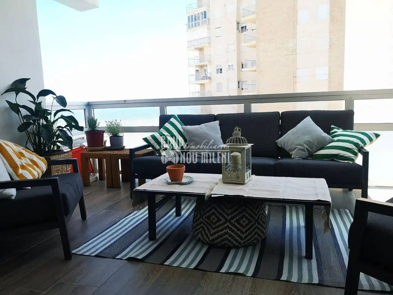 Terraza de Apartamento de alquiler en Valencia con Aire acondicionado, Terraza y Trastero