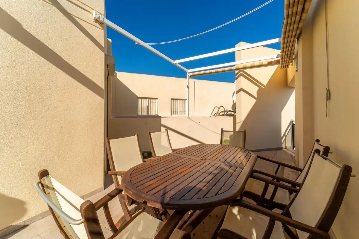 Terrasse von Dachboden zum Verkauf in Torremolinos mit Klimaanlage, Terrasse und Schwimmbad
