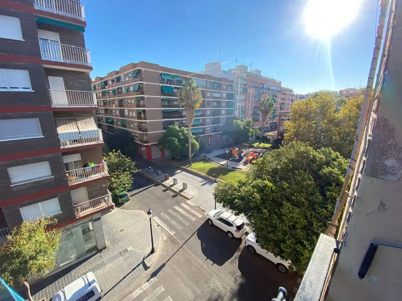 Vista exterior de Piso en venta en  Valencia Capital con Balcón
