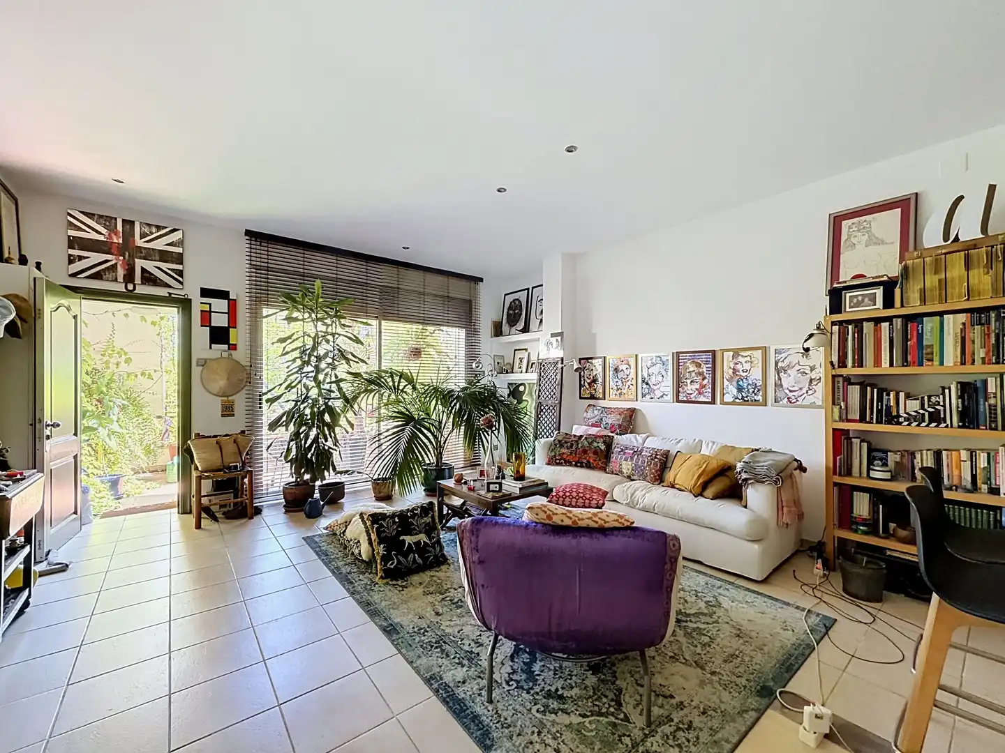 Living room of Flat for sale in Alella  with Air Conditioner, Heating and Terrace