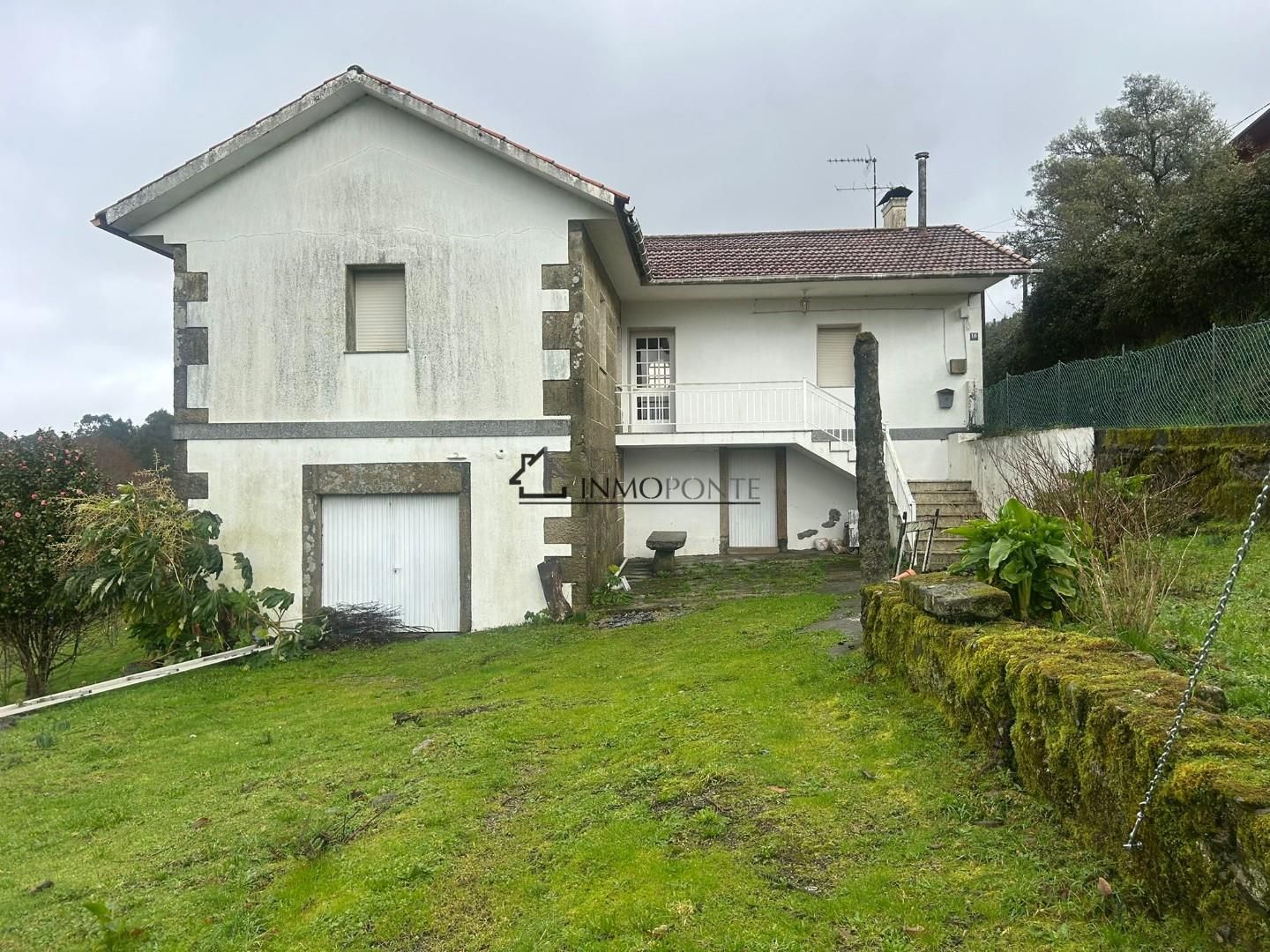 Exterior view of House or chalet for sale in Campo Lameiro  with Private garden