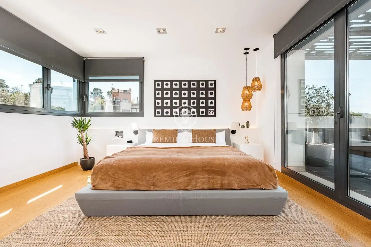 Bedroom of Houses for sale in Sant Cugat del Vallès  with Air Conditioner, Heating and Private garden