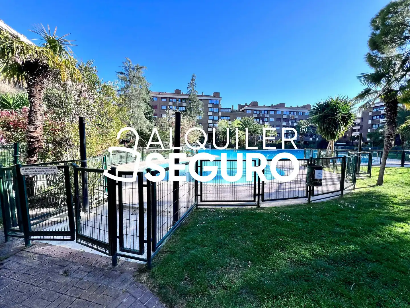Jardín de Piso de alquiler en Madrid con Aire acondicionado, Calefacción y Terraza