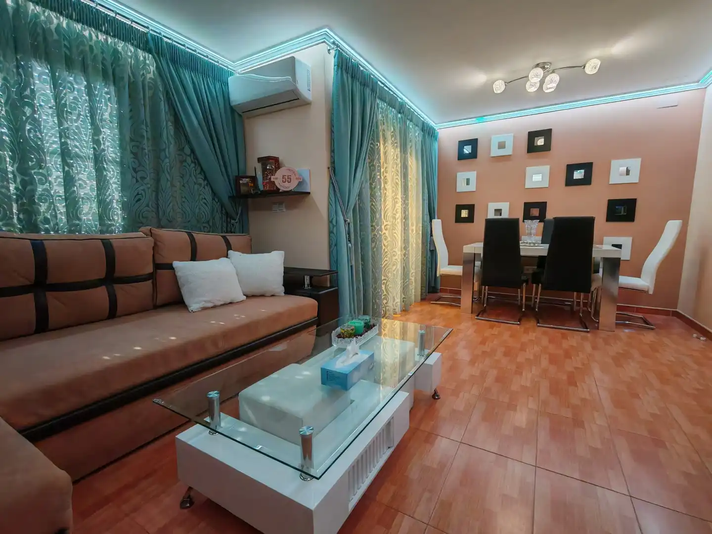 Living room of Attic for sale in Orihuela  with Air Conditioner, Terrace and Furnished