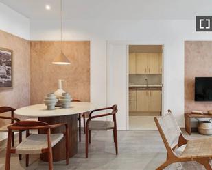 Dining room of Flat to rent in  Barcelona Capital  with Air Conditioner, Heating and Furnished