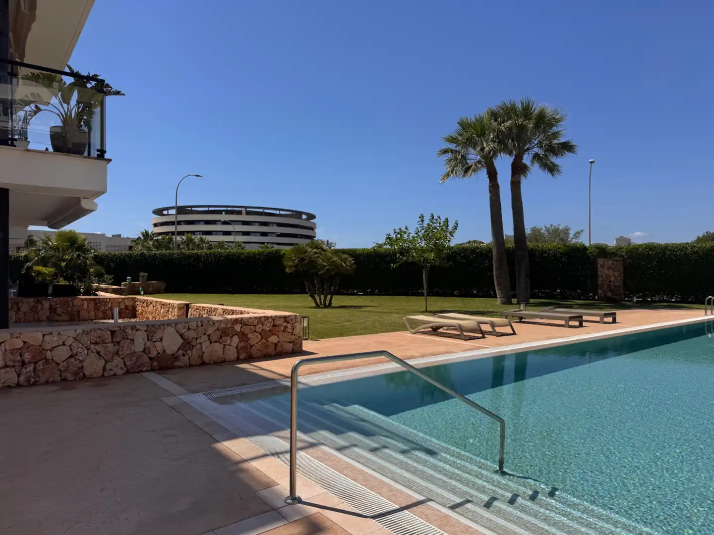 Piscina de Planta baja en venta en Sant Llorenç des Cardassar con Aire acondicionado, Jardín privado y Amueblado