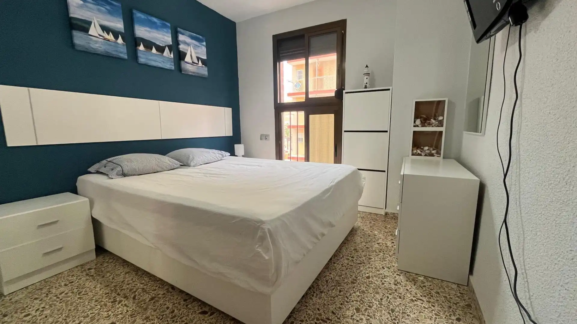 Bedroom of Apartments for rent in Elche / Elx  with Air Conditioner, Furnished and Community pool