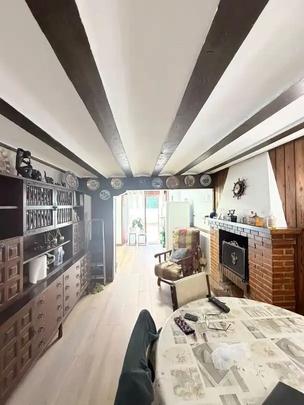 Sala d'estar de Casa o xalet en venda en Otxandio amb Calefacció