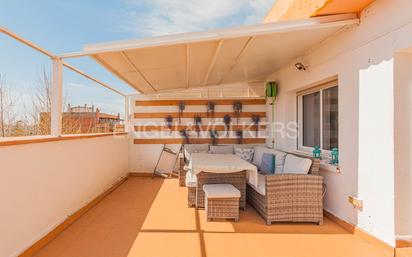 Terrasse von Dachboden zum verkauf in Vilanova i la Geltrú mit Terrasse und Balkon